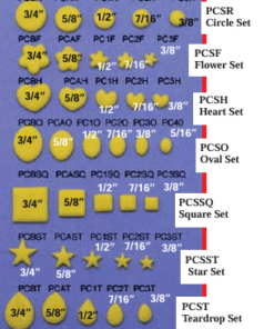 PCS - חותכנים קטנים שונים [סט]