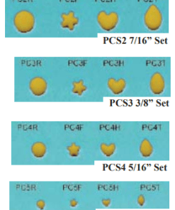 PCS - חותכנים שונים  [סט]