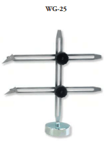 מודד גובה וקוטר לאבניים