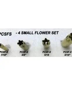PCSFS - חותכנים פרחים קטנים [סט - 4 יח]