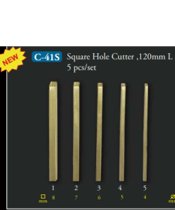 C41S - Square Hole Cutter Set |  סט מחוררים מרובעים